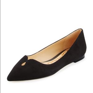 Sam Edelman Ruby Flats - Black Suede - Size 8